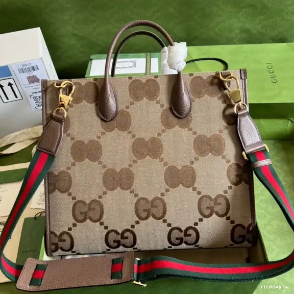First bag ru Tote jumbo GG bag GUCCI with 0501